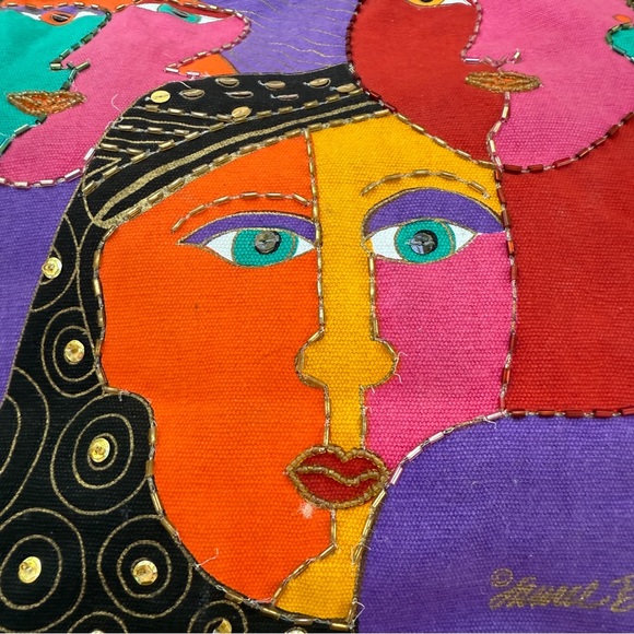 Colorful Laurel Burch WOMAN SPIRIT Tote Bag!NWOT! - Picture 3 of 15